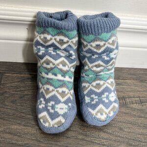 Carter's Fair Isle Slipper Sock Booties 18-24 Months
